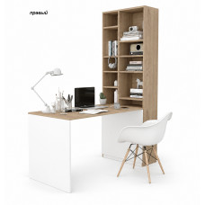 Стол-стеллаж №2 Crisp без ящиков (МДФ, Глянец)